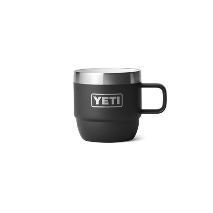 Yeti Rambler 6oz Espresso 2 Pack Stackable Cups - Black