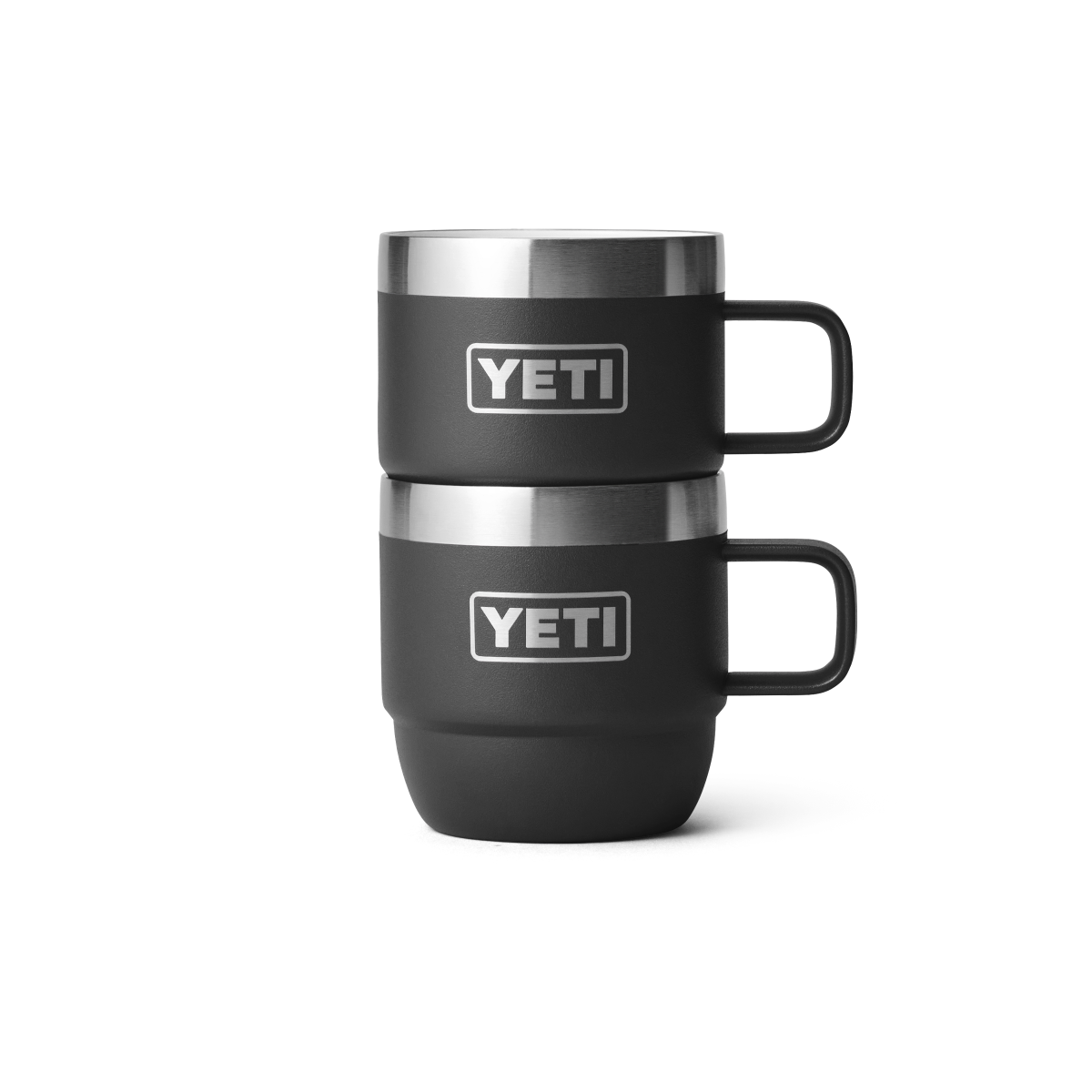 Yeti Rambler 6oz Espresso 2 Pack Stackable Cups - Black