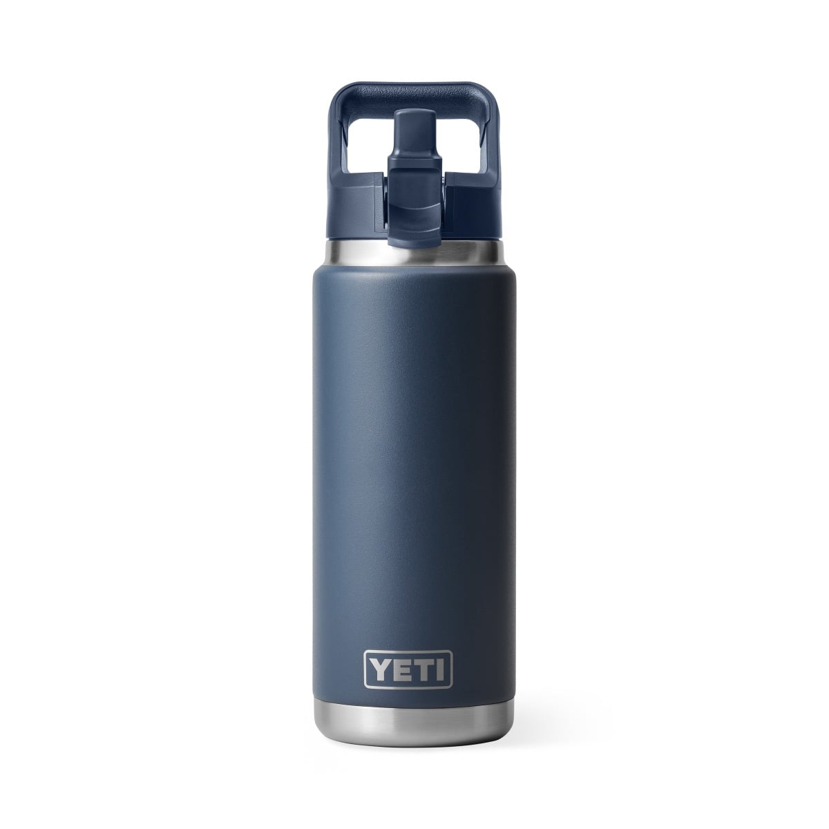 Yeti Rambler 26oz Bottle with Colour-Matched Straw Cap - Navy