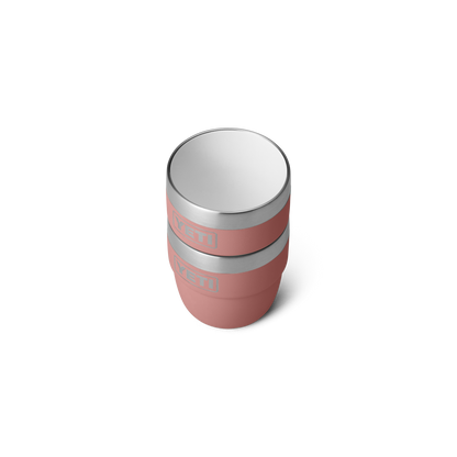 Yeti Rambler 4oz Stackable Espresso Cups - Sandstone Pink