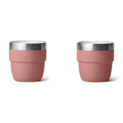 Yeti Rambler 4oz Stackable Espresso Cups - Sandstone Pink