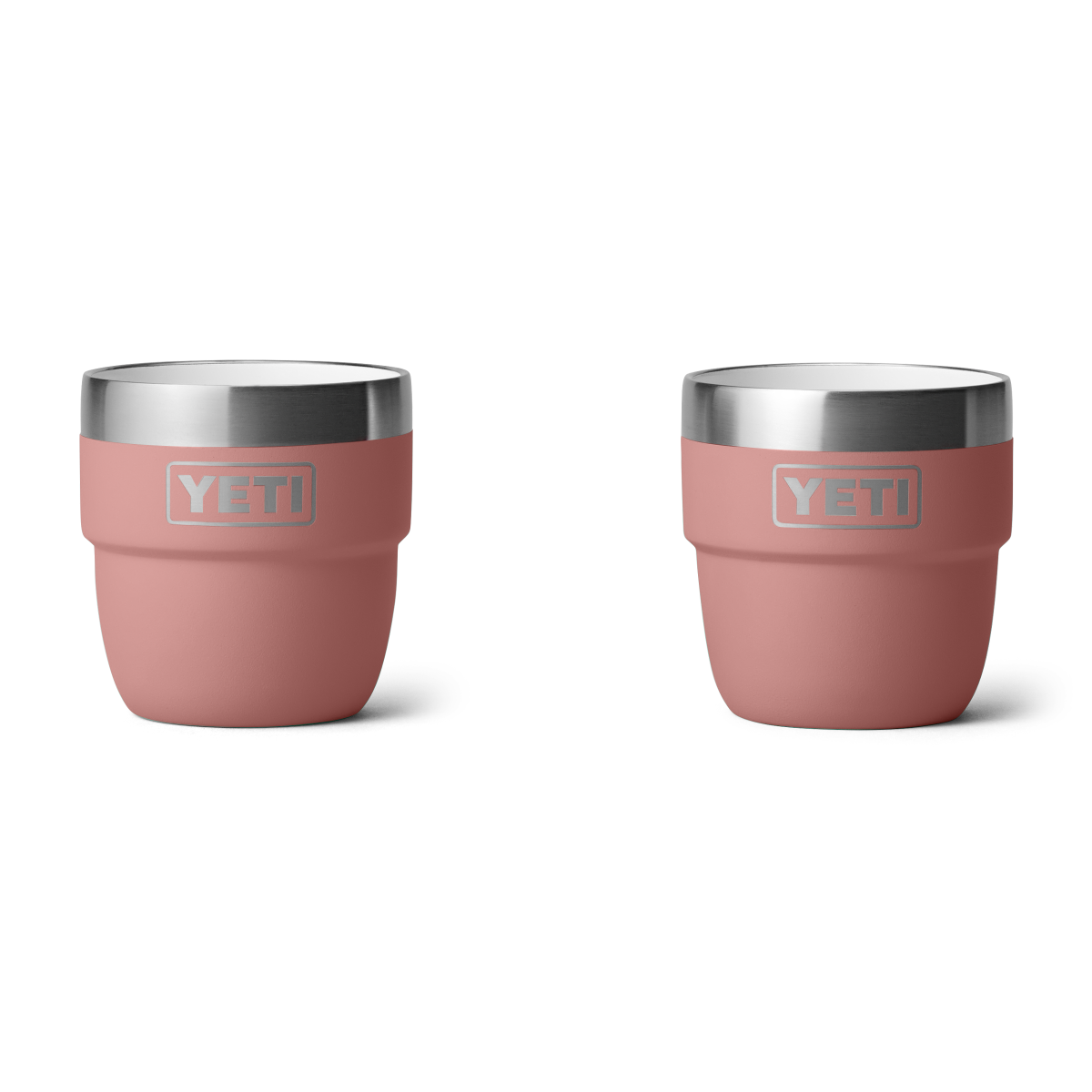 Yeti Rambler 4oz Stackable Espresso Cups - Sandstone Pink