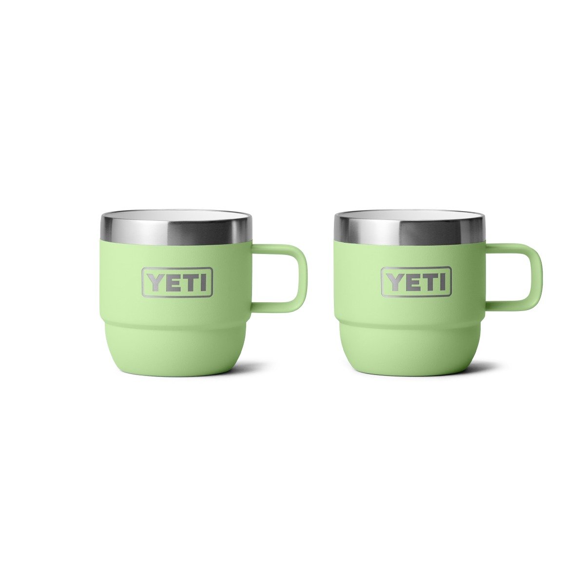 Yeti Rambler 6oz Stackable Espresso Mugs in Key Lime