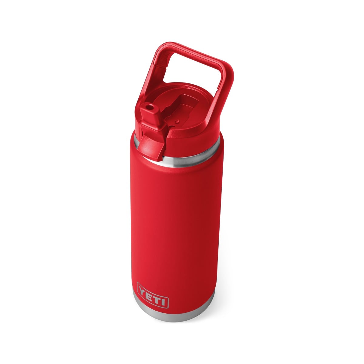 Yeti Rambler 26oz Bottle with Colour-Matched Straw Cap - Rescue Red