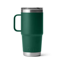 Yeti Rambler 20oz Travel Mug with StrongHold Lid - Black Forest Green