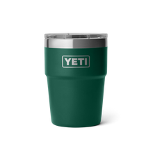 Yeti Rambler 16oz Stackable Cup with MagSlider Lid in Black Forest Green