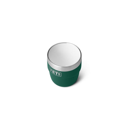 Yeti 4oz Insulated Stackable Espresso Cups 2 Pk - Black Forest Green