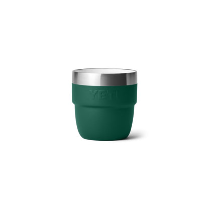 Yeti 4oz Insulated Stackable Espresso Cups 2 Pk - Black Forest Green