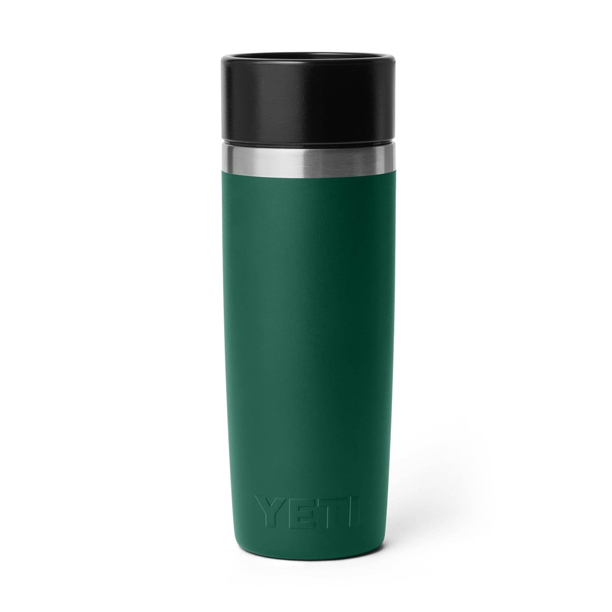 Yeti Rambler 16 Oz Insulated Travel Bottle - Black Forest Green