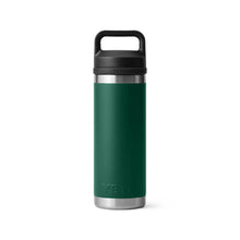 Yeti Rambler 18 Oz Insulated Bottle with Chug Cap - Black Forest Green