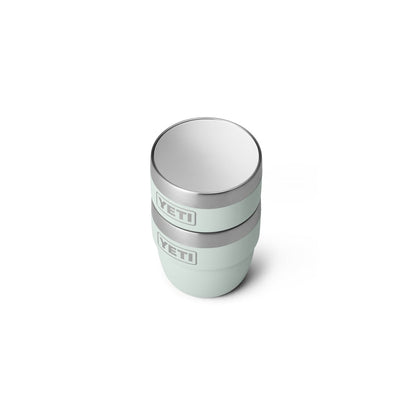 Yeti Rambler 4oz Espresso Ceramic Lining Stackable Cups 2 Pk - Ridgeline