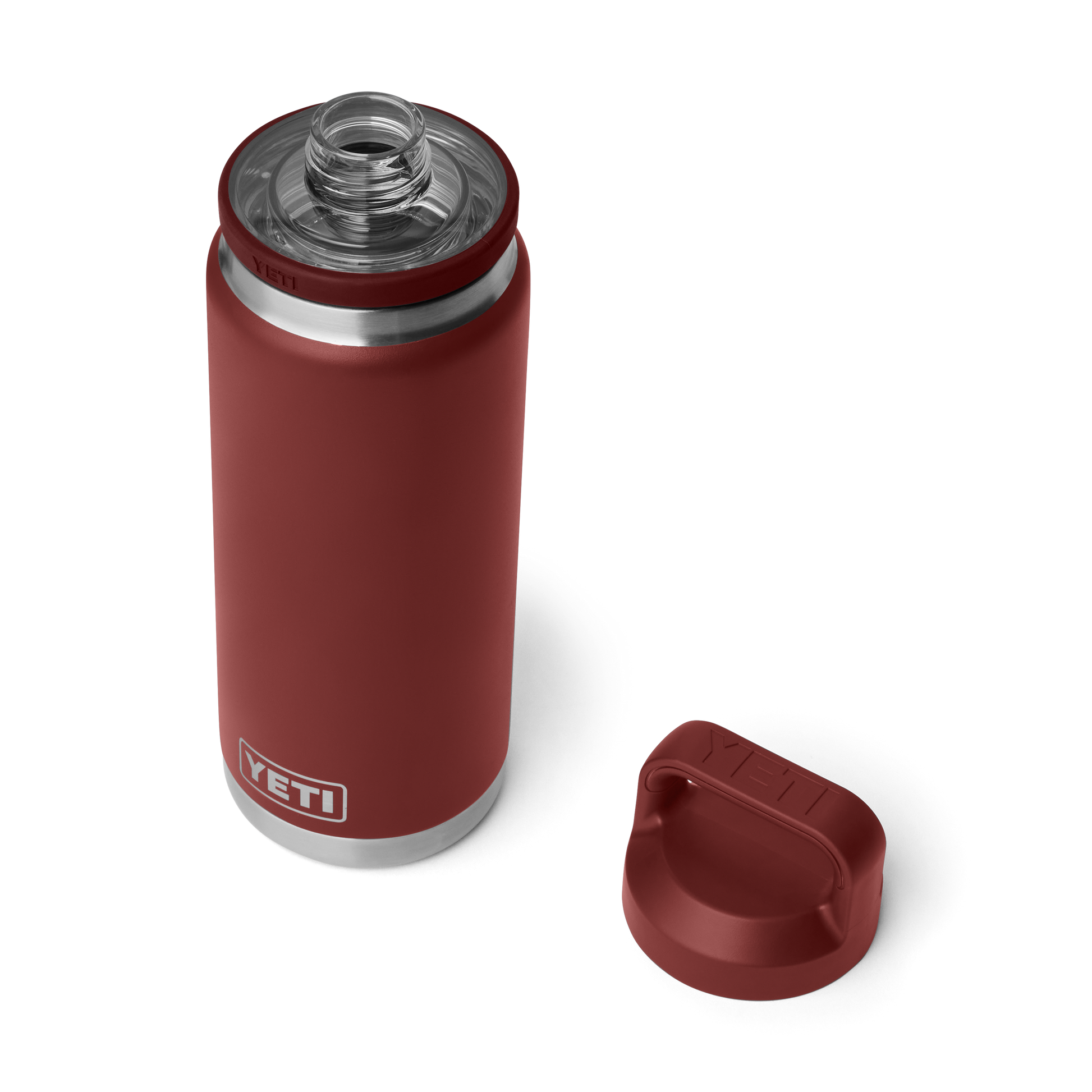Yeti Rambler 26 Oz Insulated Bottle with Chug Cap - Stag Red