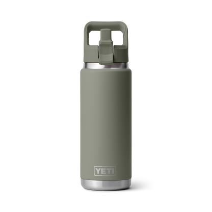 Yeti Rambler 26 oz Water Bottle With Colour-Matched Flip Chug Cap - Pampa Light Green