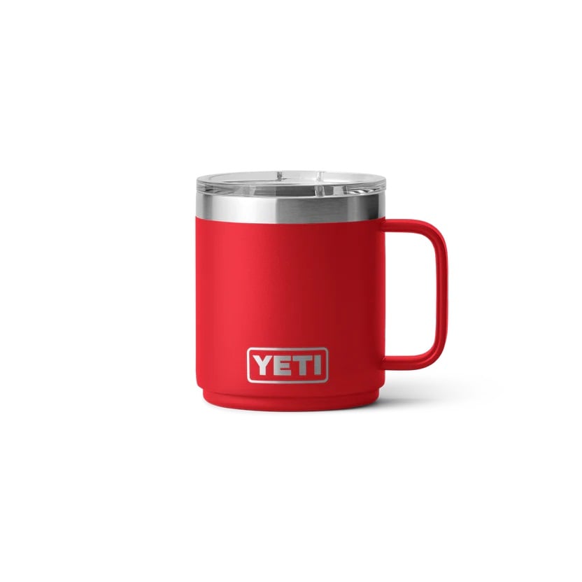Yeti Rambler 10oz Mug with MagSlider Lid in Resue Red