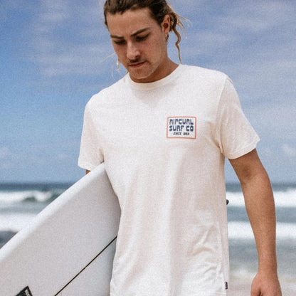 Rip Curl Pacific Rinse Sunrise Tee - Bone