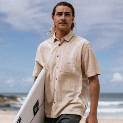 Rip Curl Pacific Rinse S/S Shirt - Bone