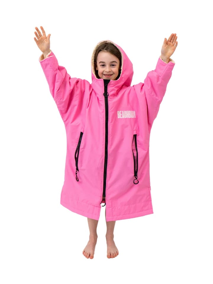 Beachbum Brobe Kids Changing Robe - Cosmo Pink