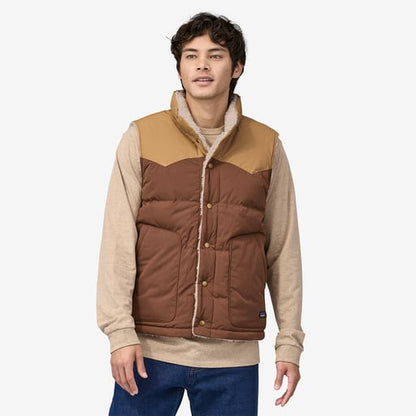 Patagonia Men's Reversible Bivy Down Vest - Moose Brown