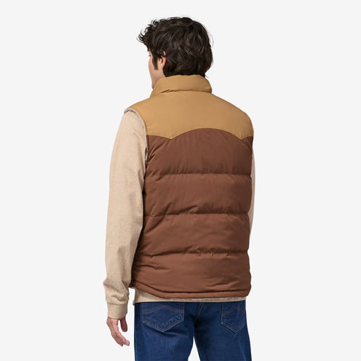 Patagonia Men's Reversible Bivy Down Vest - Moose Brown