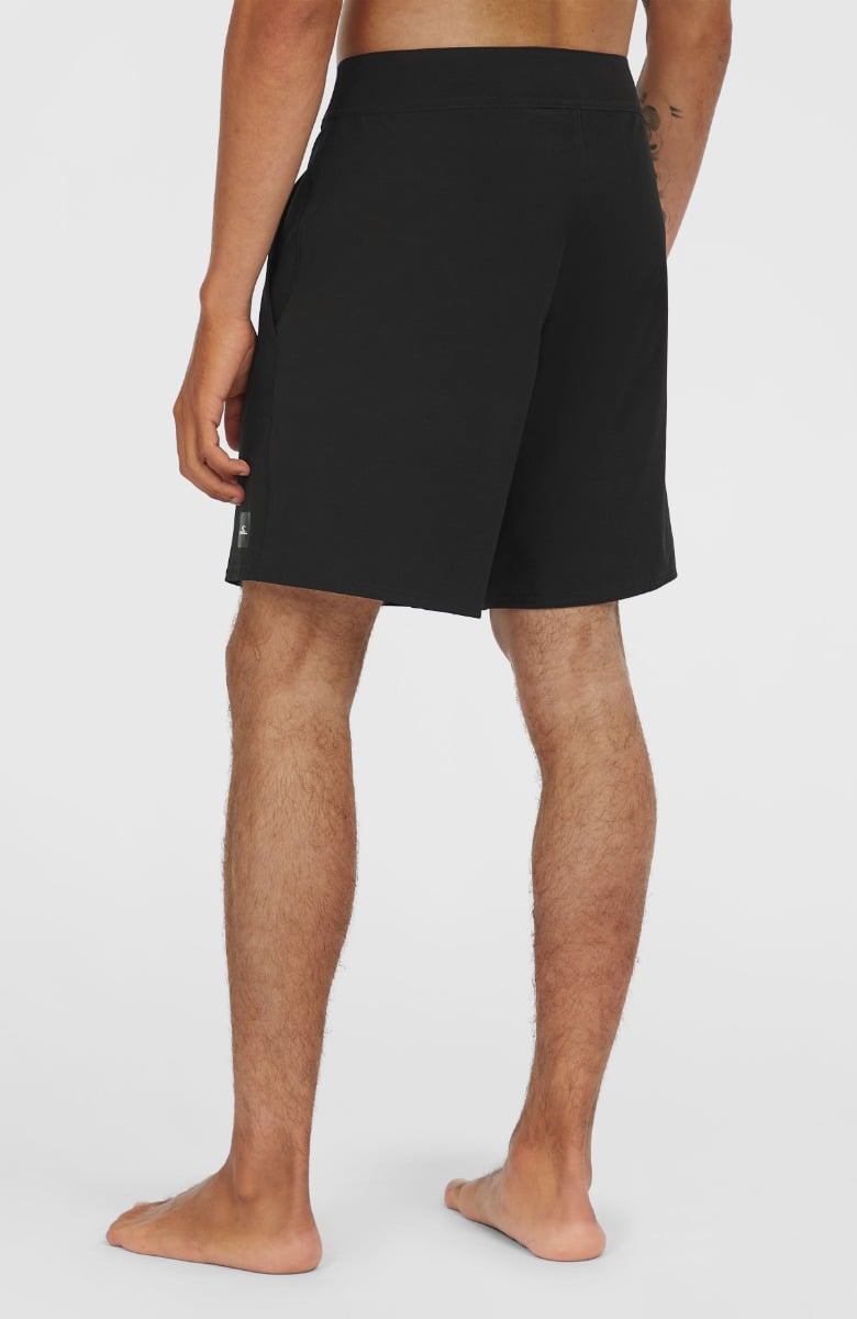 O'Neill Solid 17" Mens Boardshorts - Black Out