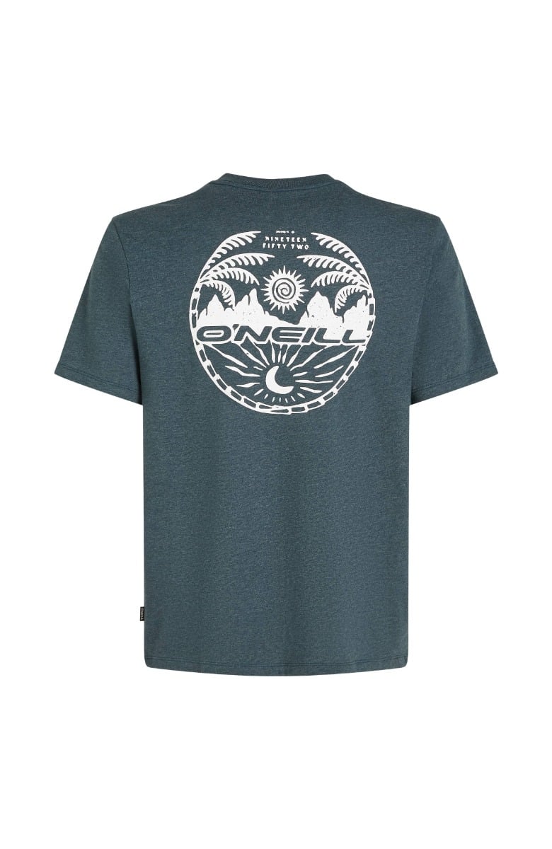 O'Neill Back Print Mens T-Shirt - Alma Steel Melange