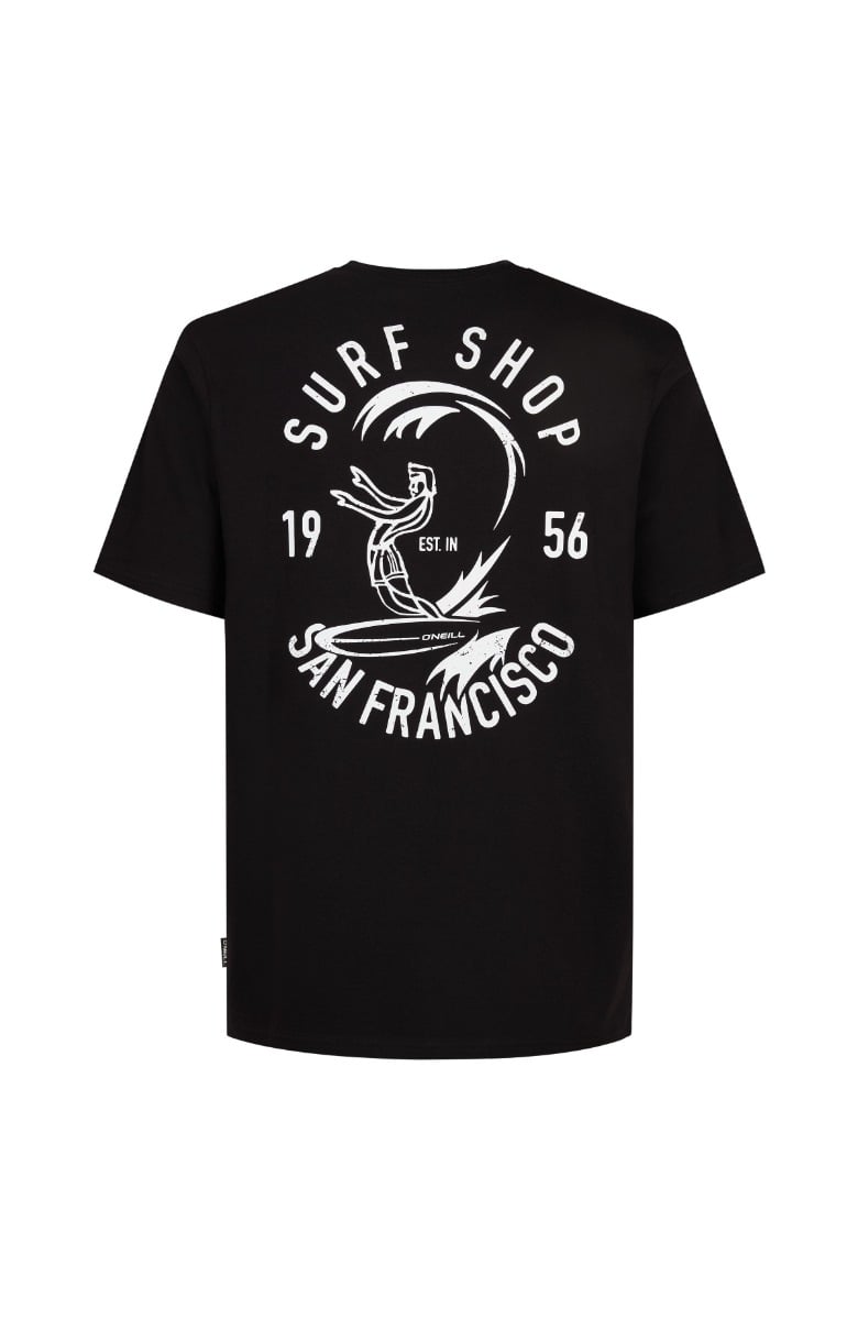 O'Neill O'Riginals Surf Shop T-Shirt in Black Out