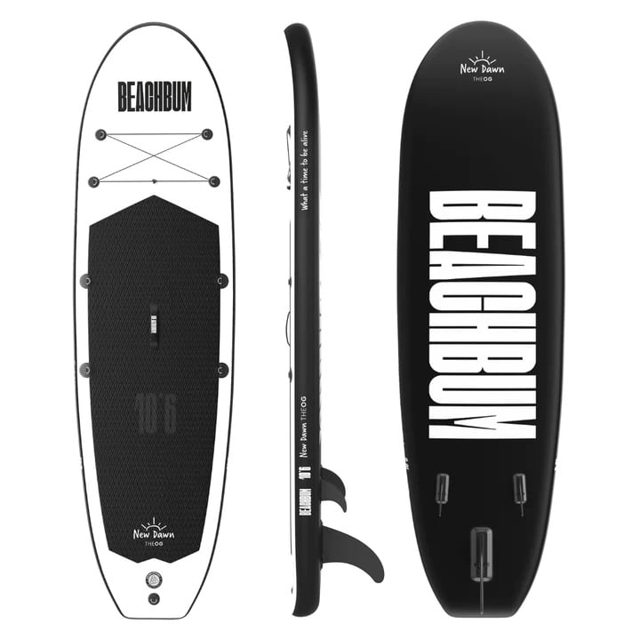 Beachbum New Dawn The OG Complete SUP Package - Black/White
