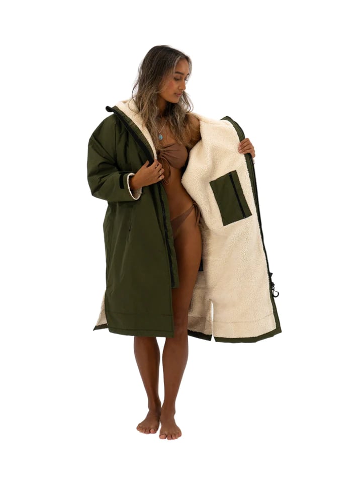Beachbum Brobe Changing Robe - Olive Green