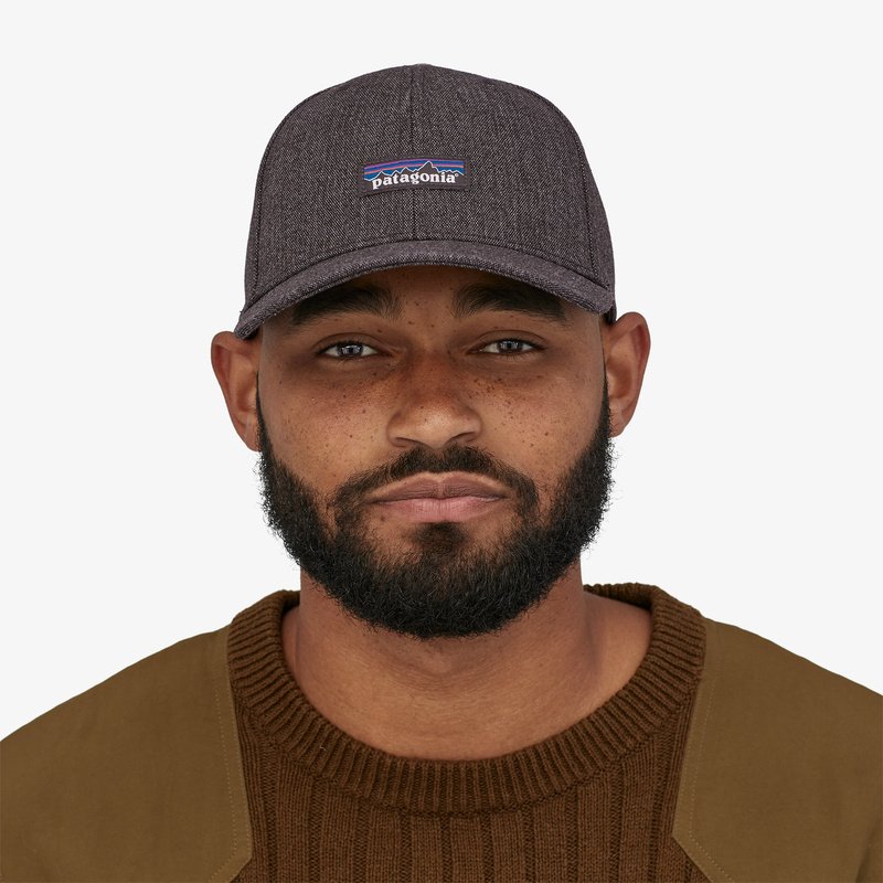 Patagonia P-6 Logo Tin Shed Hat - Ink Black