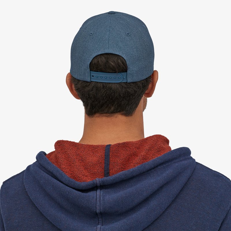 Patagonia P-6 Logo Tin Shed Hat - Stone Blue