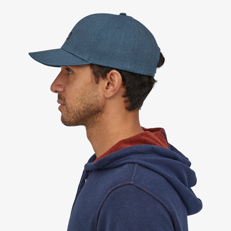 Patagonia P-6 Logo Tin Shed Hat - Stone Blue