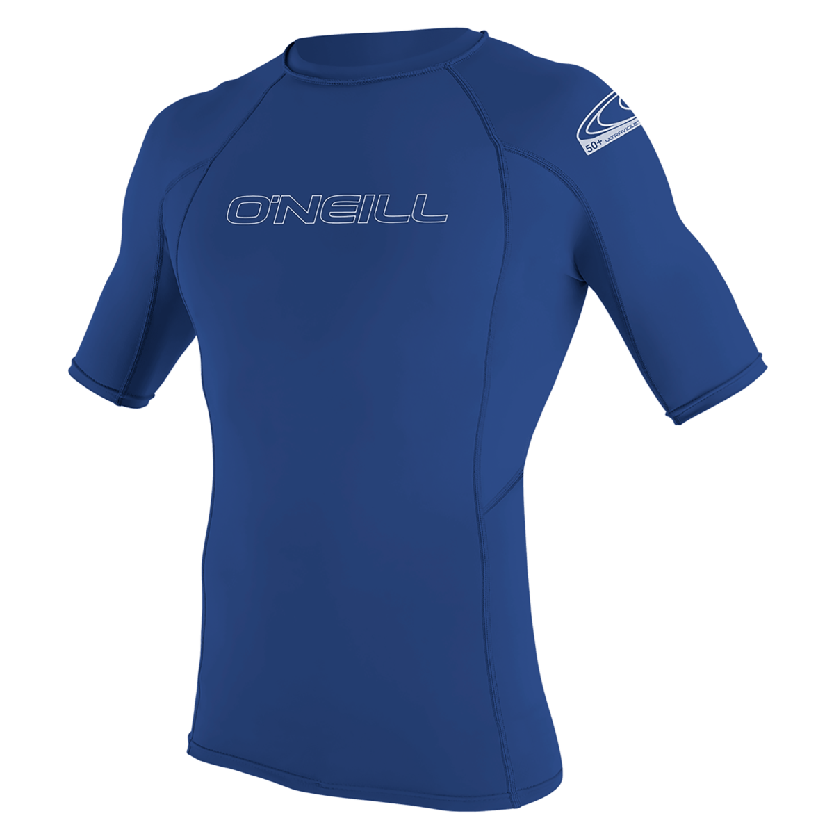 O'Neill Basic Skins S/S Crew UV50+ Rash Vest - Pacific