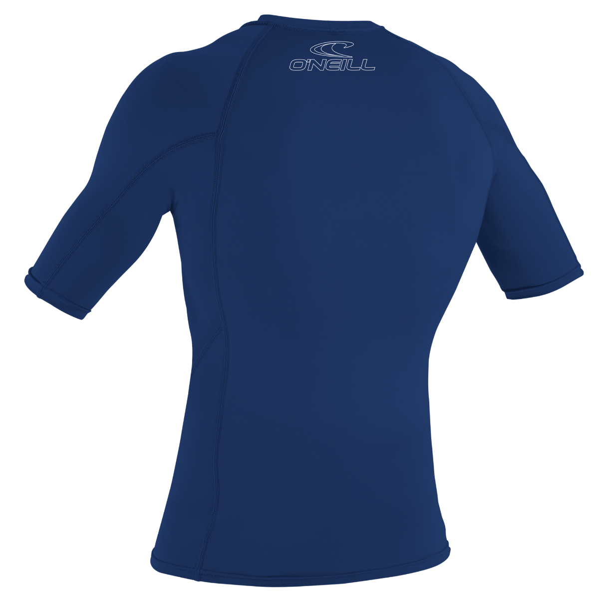 O'Neill Basic Skins Mens Short Sleeve Rash Vest - Navy - Back