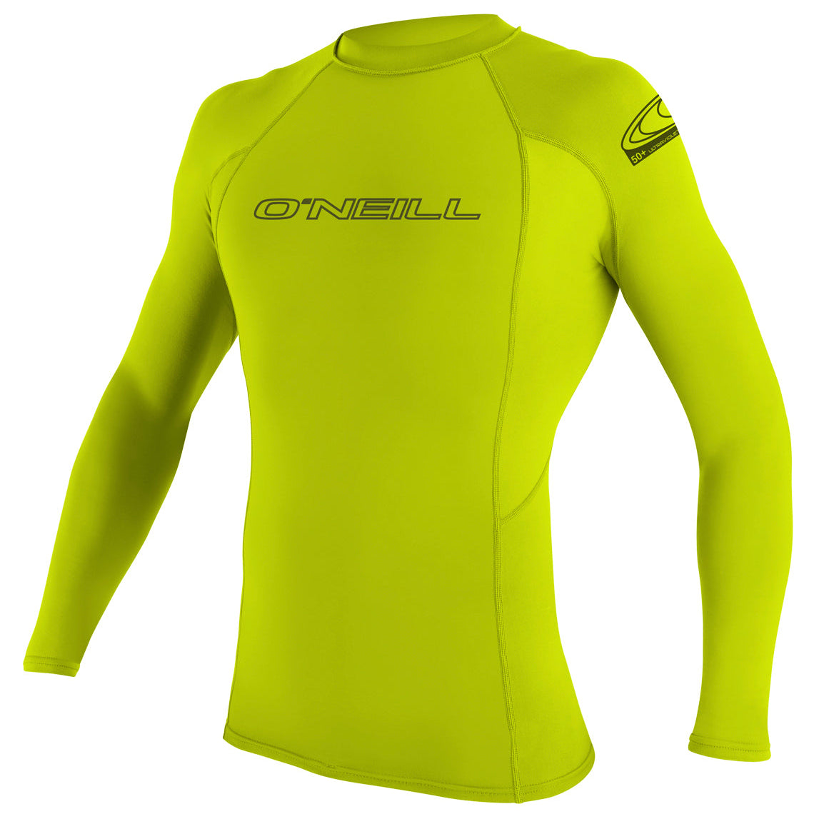 O'Neill Basic Skins Long Sleeve Rash Guard (Medium) SAMPLE - Lime
