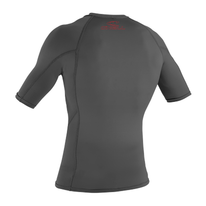 O'Neill Youth Basic Skins S/S Rash Guard - Graphite