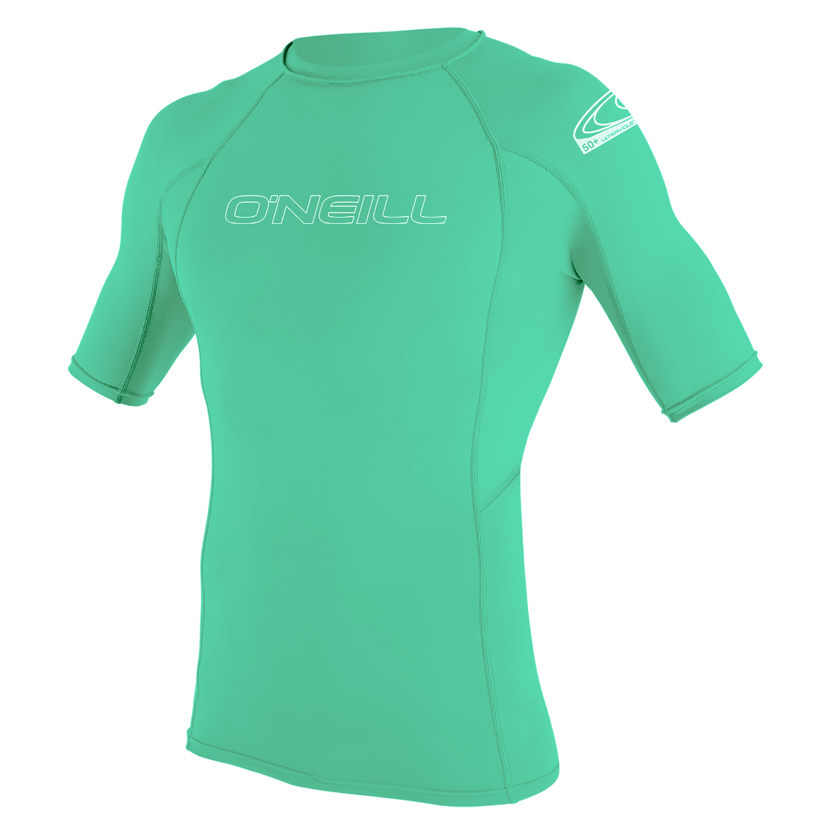 O'Neill Youth Basic Skins Short Sleeve Rash Vest 2021 - Light Aqua