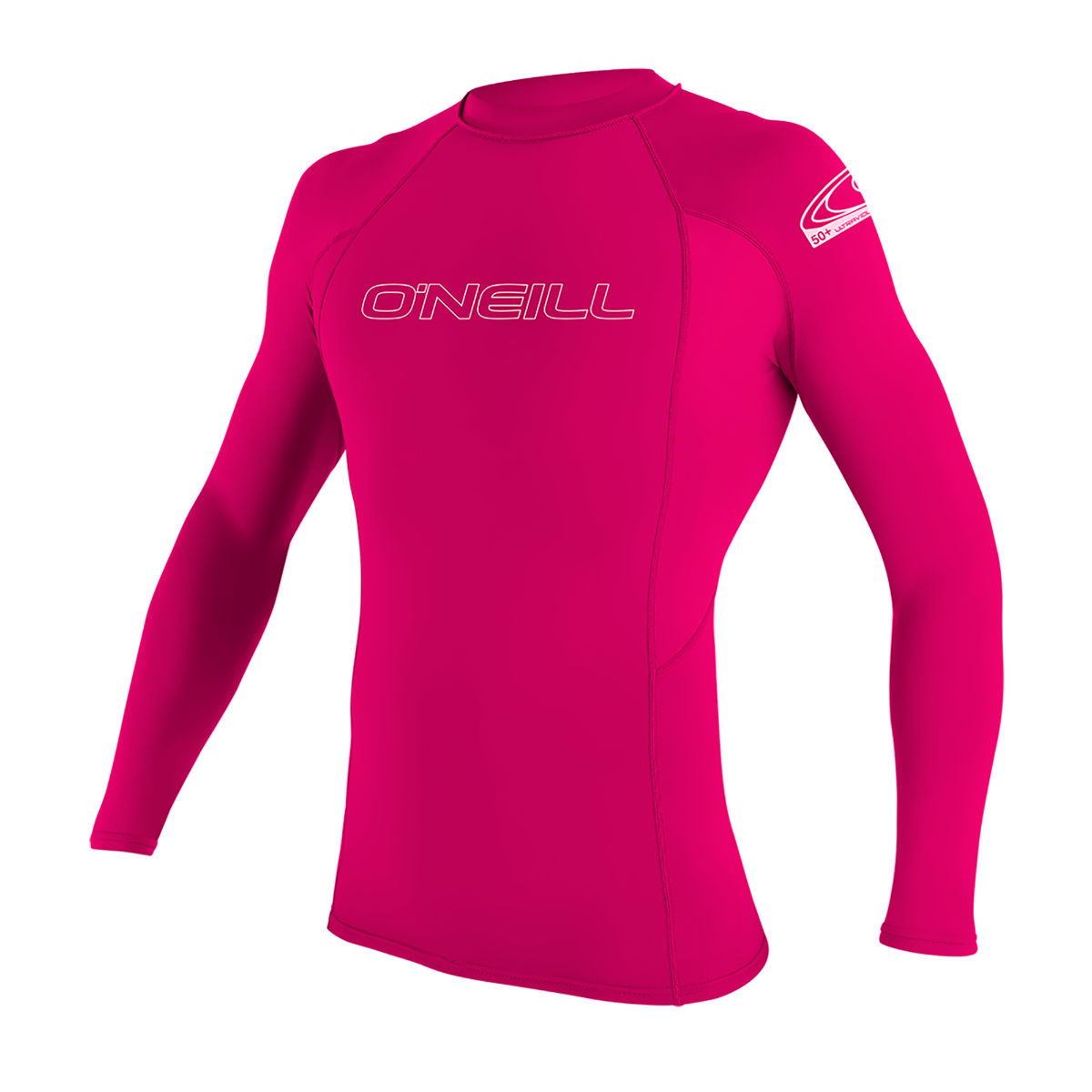 O'Neill Youth Basic Skins Long Sleeve Rash Guard (Age 12) SAMPLE  - Watermelon
