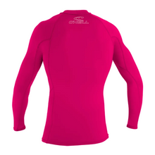 O'Neill Youth Basic Skins Long Sleeve Rash Vest (Age 12) SAMPLE - Watermelon