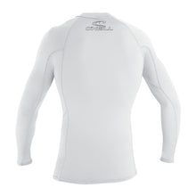 O'Neill Basic Skins Youth Long Sleeve Rash Vest - White