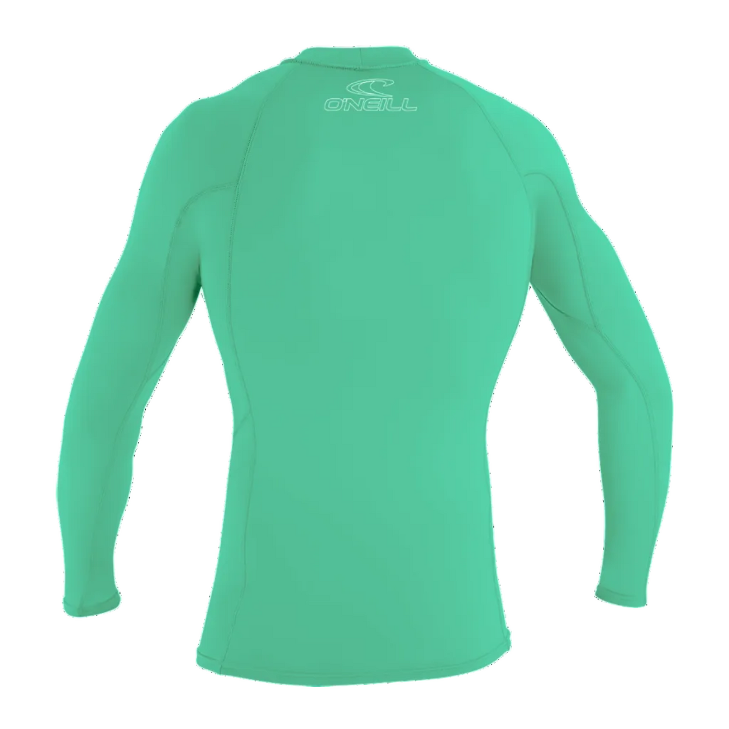 O'Neill Youth Basic Skins Long Sleeve Rash Vest - Light Aqua