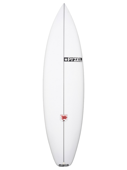 Pyzel Red Tiger High Performance Surfboard in White