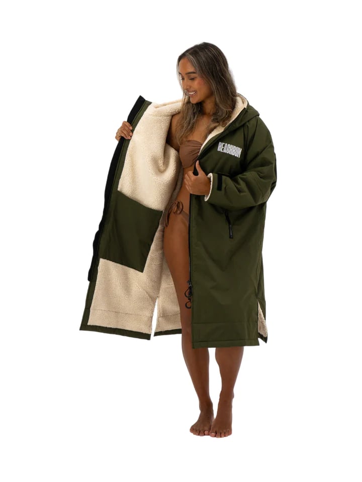 Beachbum Brobe Changing Robe - Olive Green