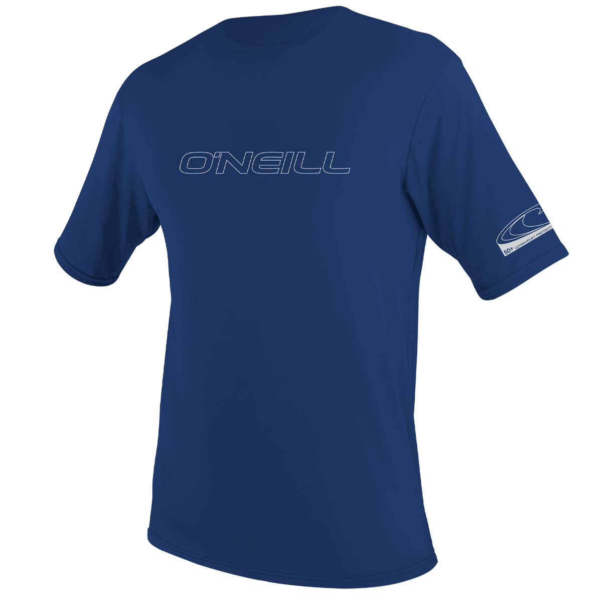 O'Neill Basic Skins Mens Sun Tee Shirt - Navy - Front