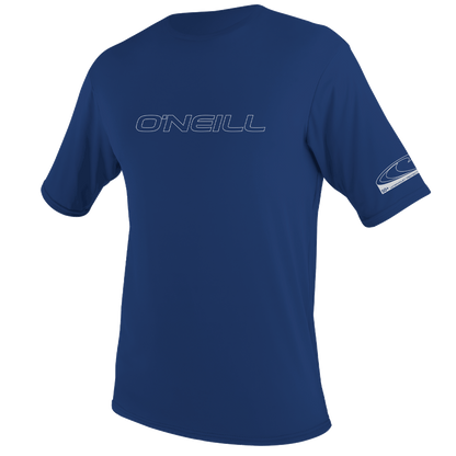 O'Neill Basic Skins Mens Sun Tee Shirt - Navy - Front