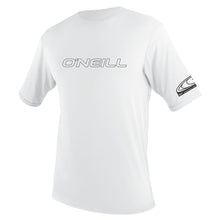 O'Neill Youth Basic Skins Short Sleeve Sun Shirt  2021 - White - Front