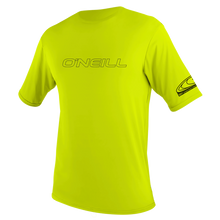 O'Neill Basic Skins Youth Short Sleeve Sun Tee Shirt - Lime - Front