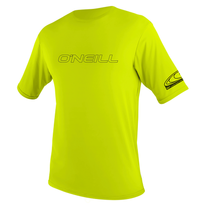 O'Neill Basic Skins Youth Short Sleeve Sun Tee Shirt - Lime - Front