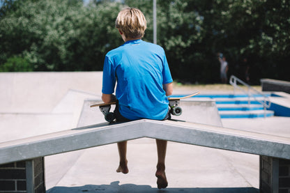 O'Neill Basic Skins Youth Sun Shirt - Pacific Blue