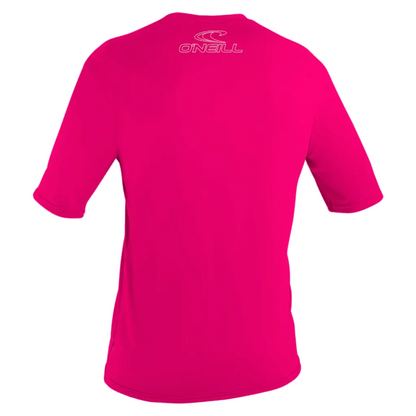O'Neill Youth Basic Skins Short Sleeve Rash Tee (Age 12) SAMPLE - Watermelon