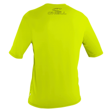 O'Neill Basic Skins Youth Short Sleeve Sun Tee Shirt - Lime - Back
